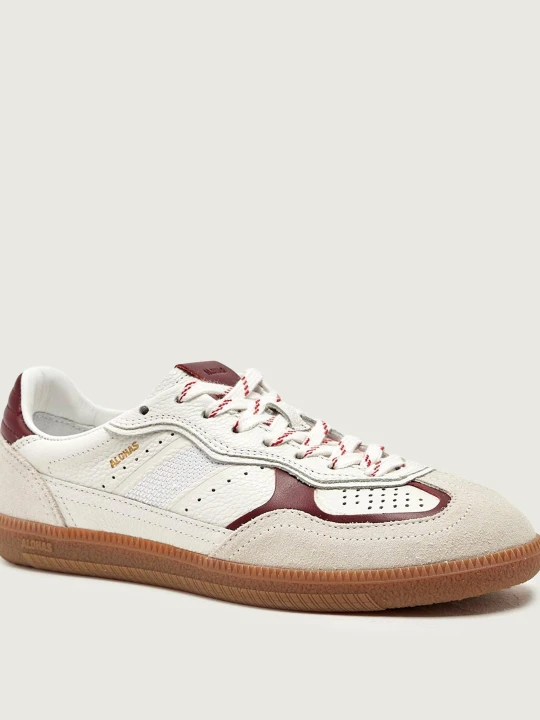 Zdjęcie produktu Alohas Skórzane sneakersy Tb.490 | zamsz biały