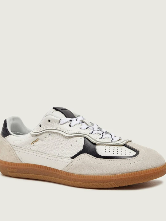 Zdjęcie produktu Alohas Skórzane sneakersy Tb.490 | zamsz biały