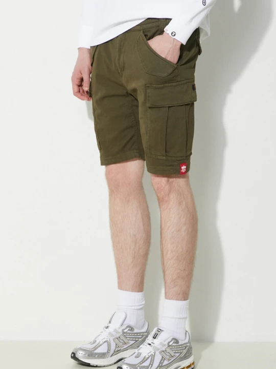 Zdjęcie produktu Alpha Industries Airman szorty cargo bawełniane z elastanem męskie