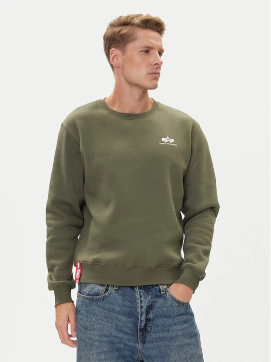 Zdjęcie produktu Alpha Industries Bluza Basic 188307 Zielony Regular Fit