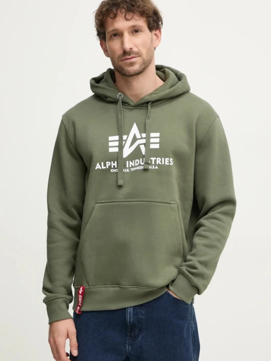 Zdjęcie produktu Alpha Industries bluza Basic Hoody zielony