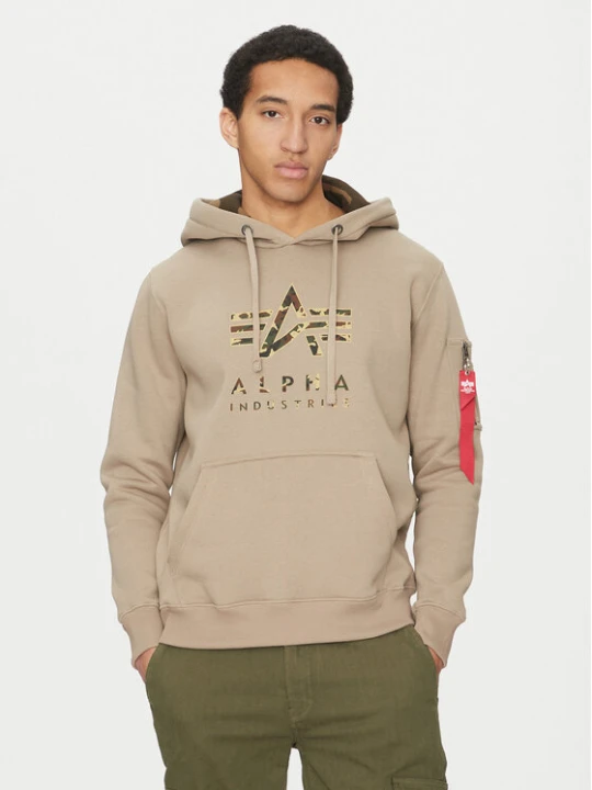 Zdjęcie produktu Alpha Industries Bluza Camo Tpu 146337 Beżowy Regular Fit