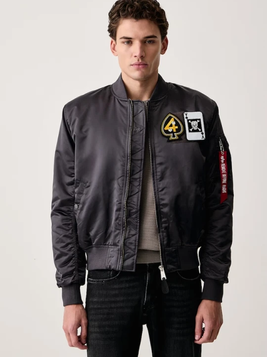 Zdjęcie produktu Alpha Industries bomberka męska MA-1 Black Devils Bomber szary