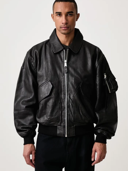 Zdjęcie produktu Alpha Industries CWU-36 / P Leather UV kurtka skórzana męska