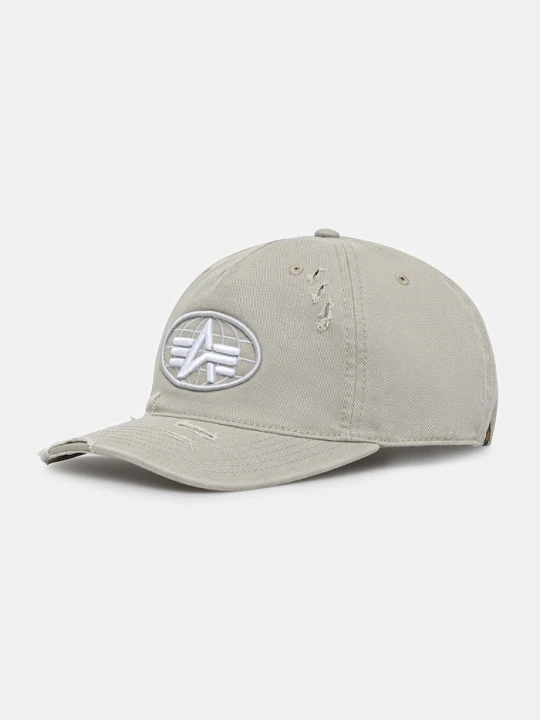 Zdjęcie produktu Alpha Industries czapka z daszkiem bawełniana World Acid Cap zielony