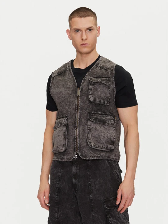 Zdjęcie produktu Alpha Industries Kamizelka Canvas Acid Vest 156140 Czarny Regular Fit