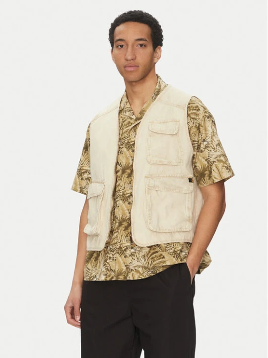 Zdjęcie produktu Alpha Industries Kamizelka Canvas Acid Vest 156140 Kremowy Loose Fit