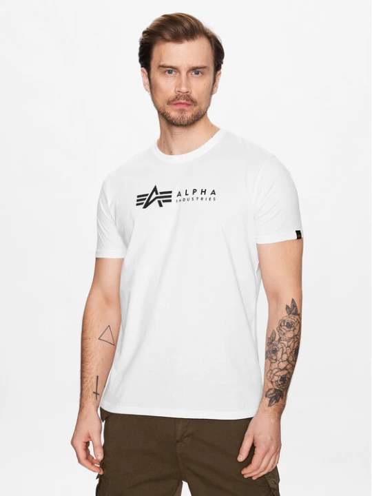Zdjęcie produktu Alpha Industries Komplet t-shirtów Alpha Label 118534 Biały Regular Fit