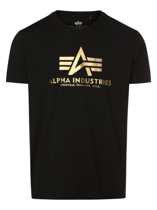 Zdjęcie produktu Alpha Industries Koszulka Mężczyźni Bawełna czarny