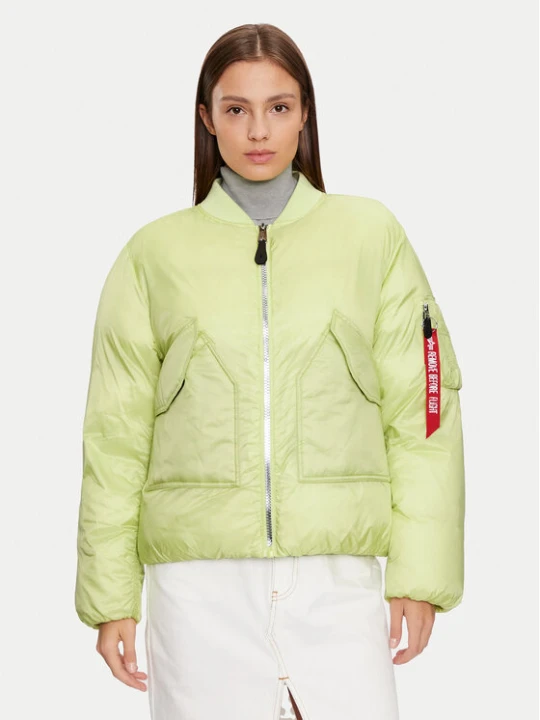 Zdjęcie produktu Alpha Industries Kurtka bomber 148004 Zielony Regular Fit