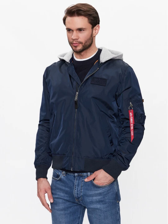 Zdjęcie produktu Alpha Industries Kurtka bomber MA-1 196108 Granatowy Regular Fit