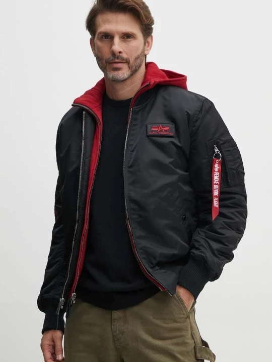 Zdjęcie produktu Alpha Industries kurtka bomber MA-1 D-Tec SE czarny