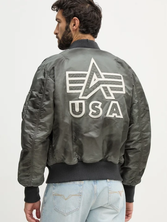 Zdjęcie produktu Alpha Industries kurtka bomber MA-1 Distressed zielony