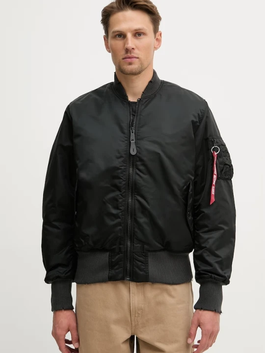 Zdjęcie produktu Alpha Industries kurtka bomber MA-1 Distressed czarny