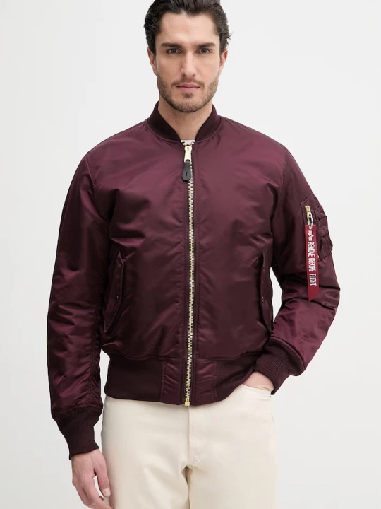 Zdjęcie produktu Alpha Industries kurtka bomber MA-1 (HERITAGE) bordowy
