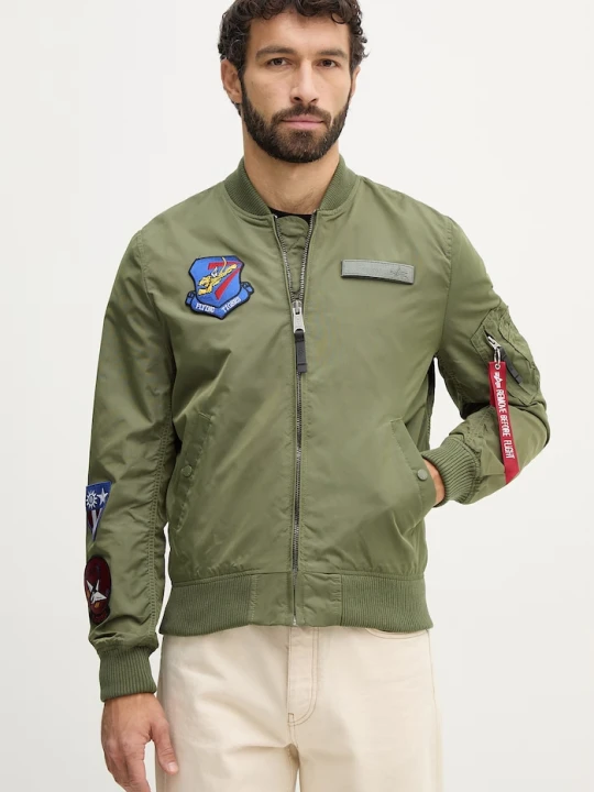 Zdjęcie produktu Alpha Industries kurtka bomber MA-1 TT Flying Tigers Light zielony