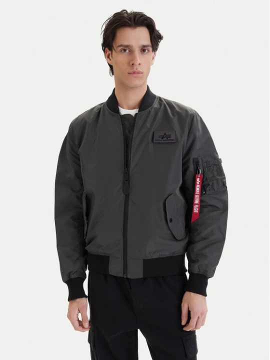 Zdjęcie produktu Alpha Industries Kurtka bomber MA-1 TTC Two Tone 126101 Szary Regular Fit