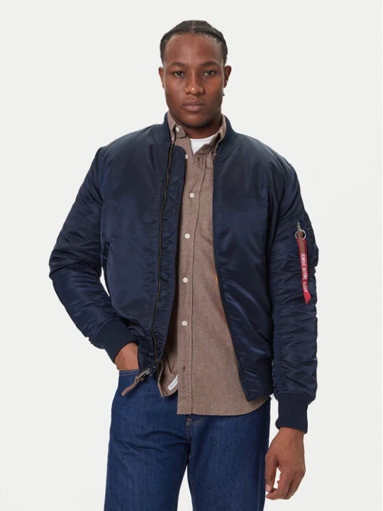 Zdjęcie produktu Alpha Industries Kurtka bomber Ma-1 Vf 59 Long 168100 Granatowy Slim Fit