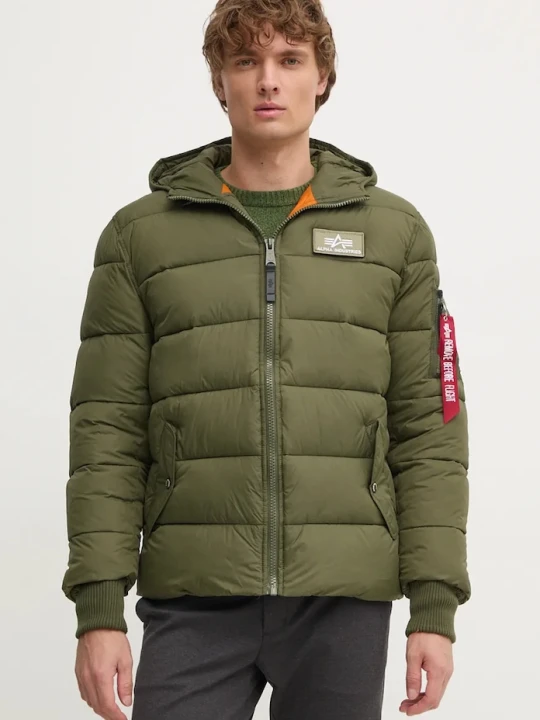 Zdjęcie produktu Alpha Industries kurtka Hooded Puffer Alpha FD zielony