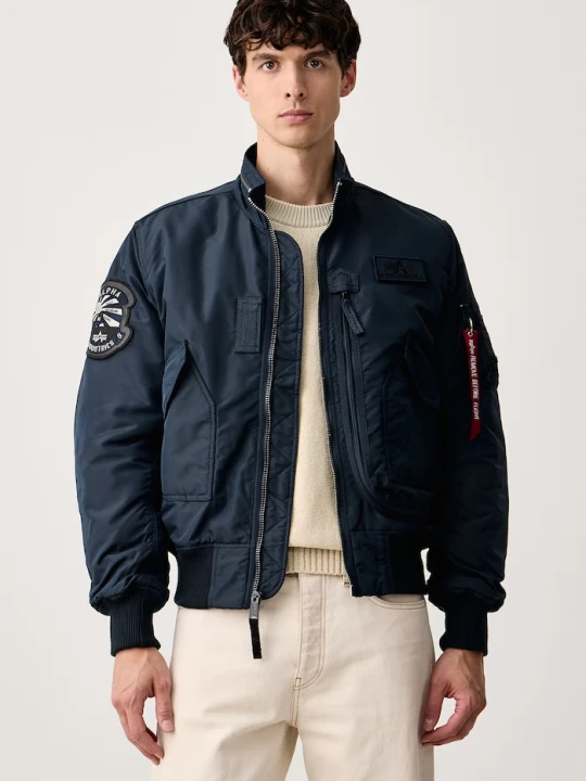 Zdjęcie produktu Alpha Industries kurtka przejściowa męska Aviation Jackets Engine granatowy
