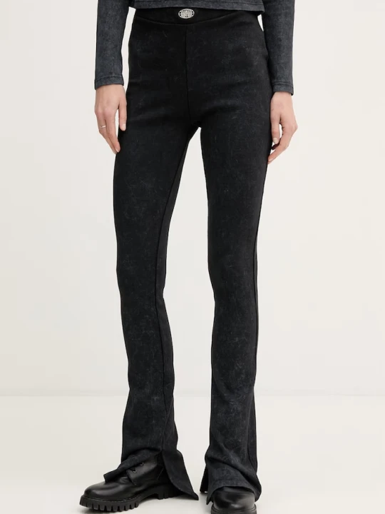 Zdjęcie produktu Alpha Industries legginsy damskie bawełniane z elastanem World Flared Pant W szary