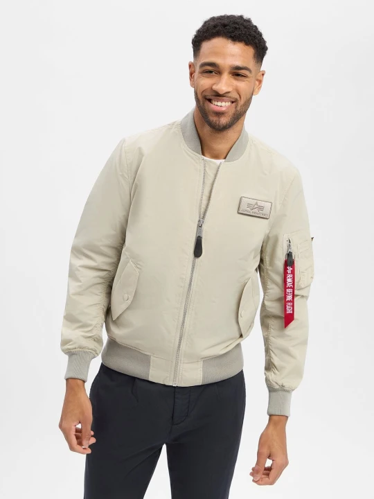Zdjęcie produktu Alpha Industries kurtka bomber - MA-1 TTC Mężczyźni Sztuczne włókno szary