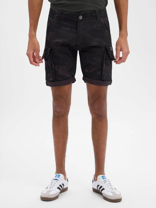 Zdjęcie produktu Alpha Industries szorty Cargo - Crew Short Camo Mężczyźni Bawełna szary