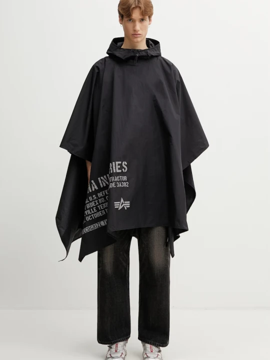 Zdjęcie produktu Alpha Industries Packable Rain Cape kurtka przeciwdeszczowa męska