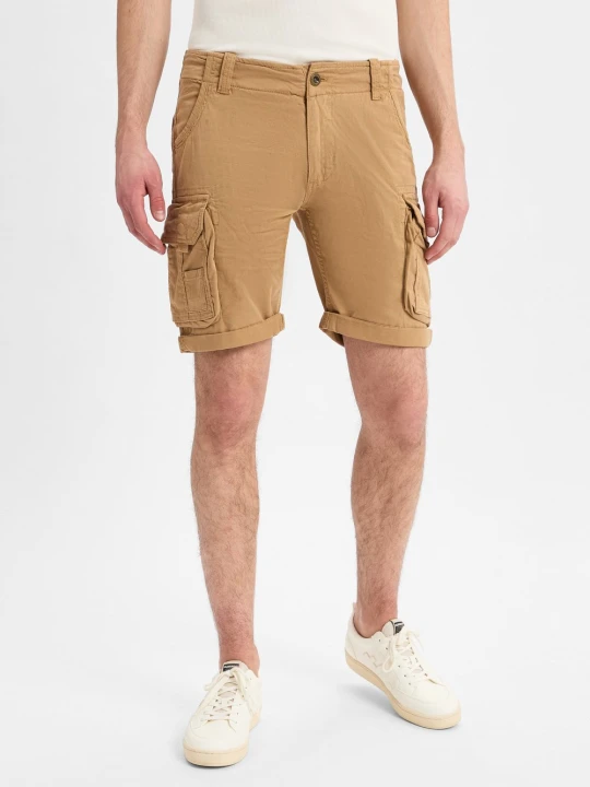 Zdjęcie produktu Alpha Industries Spodenki Mężczyźni Bawełna brązowy