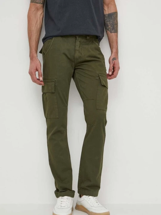 Zdjęcie produktu Alpha Industries spodnie bawełniane Agent Pant zielony