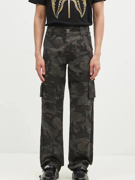 Zdjęcie produktu Alpha Industries spodnie bawełniane Jet Pant Camo