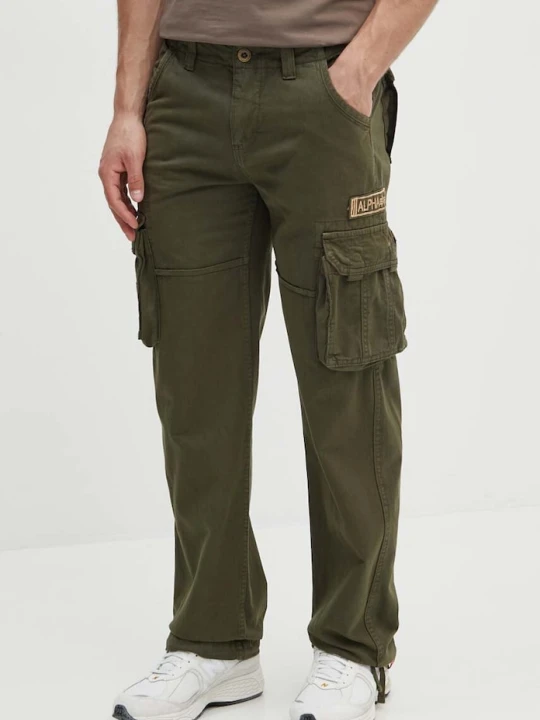 Zdjęcie produktu Alpha Industries spodnie bawełniane Jet Pant zielony
