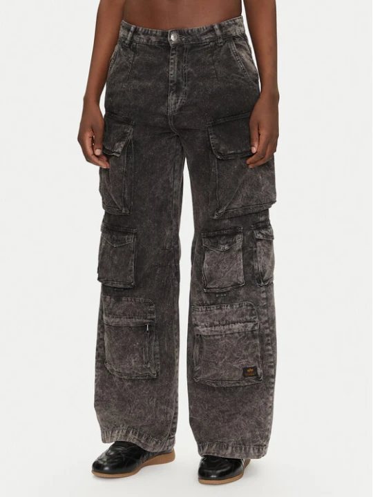 Zdjęcie produktu Alpha Industries Spodnie cargo 148022 Szary Regular Fit