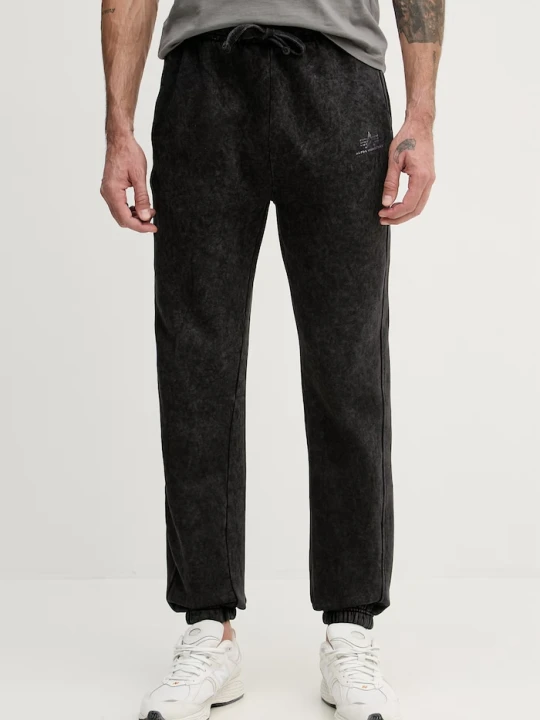 Zdjęcie produktu Alpha Industries spodnie dresowe męskie z bawełną Vintage Basic Jogger SL czarny