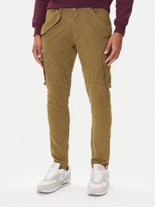 Zdjęcie produktu Alpha Industries Spodnie materiałowe Combat 126215 Zielony Slim Fit