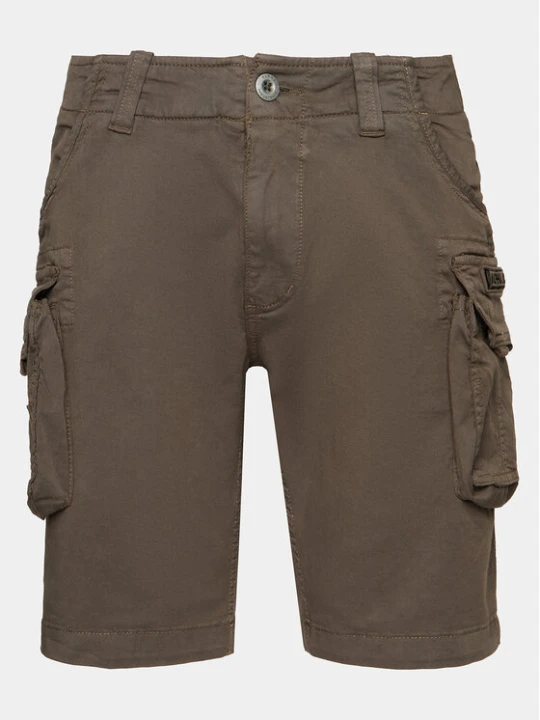 Zdjęcie produktu Alpha Industries Szorty materiałowe Crew 176203 Szary Slim Fit