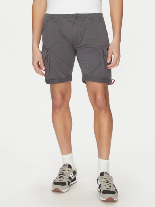 Zdjęcie produktu Alpha Industries Szorty materiałowe Crew 176203 Szary Slim Fit