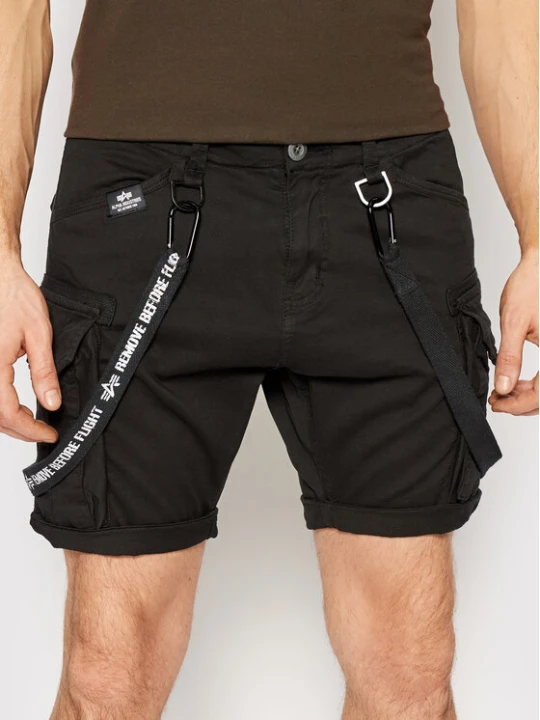 Zdjęcie produktu Alpha Industries Szorty materiałowe Utility 116213 Czarny Regular Fit