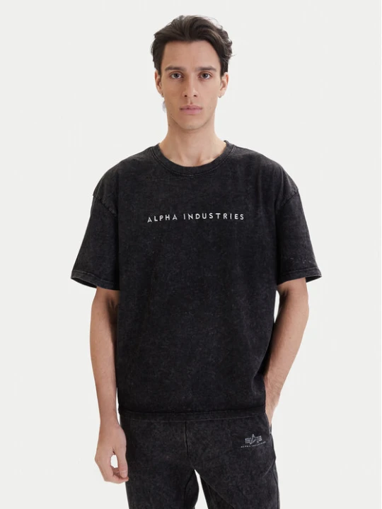 Zdjęcie produktu Alpha Industries T-Shirt Acid Logo 258519 Czarny Regular Fit
