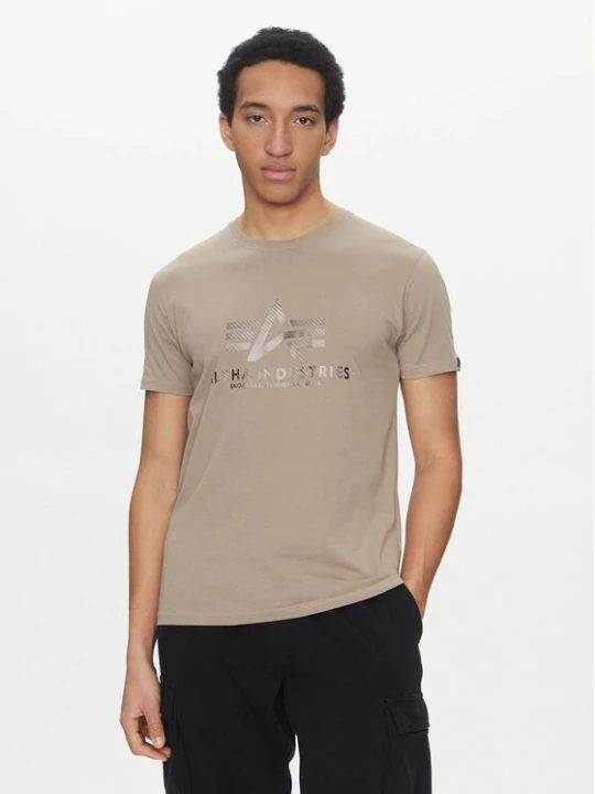 Zdjęcie produktu Alpha Industries T-Shirt Basic 100501 Beżowy Regular Fit