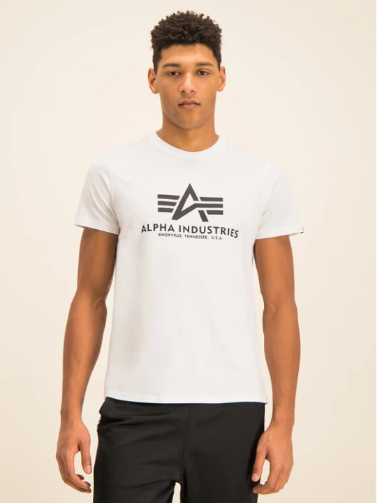 Zdjęcie produktu Alpha Industries T-Shirt Basic 100501 Biały Regular Fit