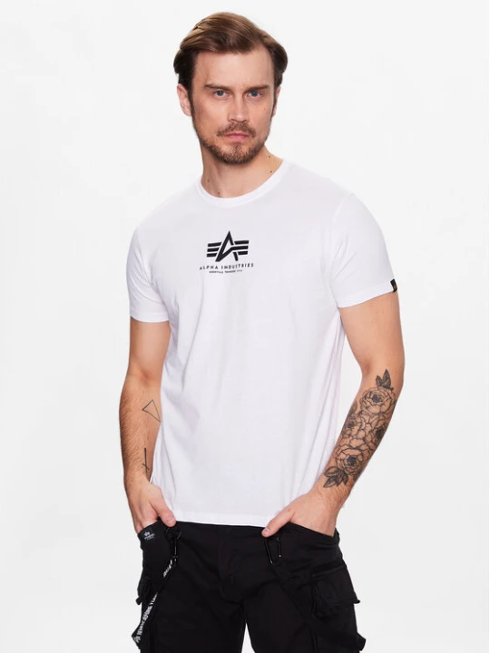 Zdjęcie produktu Alpha Industries T-Shirt Basic 118533 Biały Regular Fit