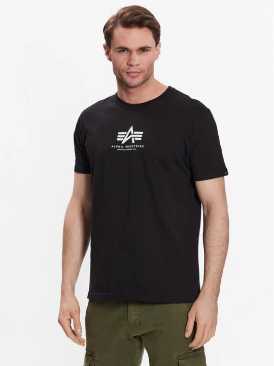 Zdjęcie produktu Alpha Industries T-Shirt Basic 118533 Czarny Regular Fit