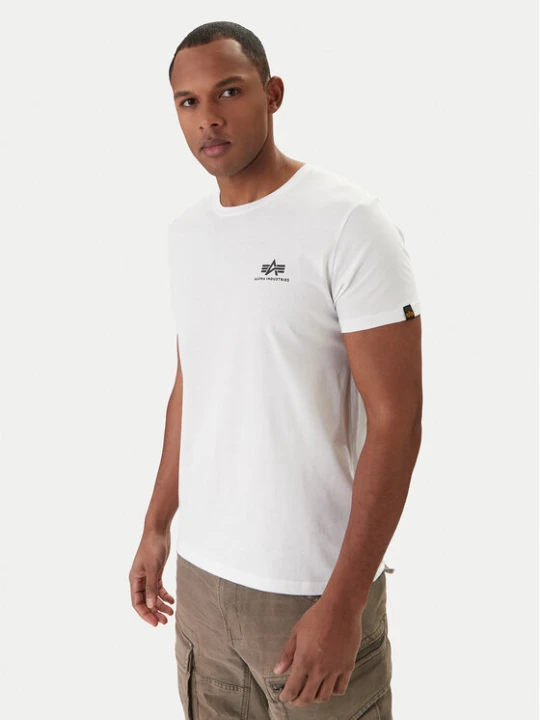 Zdjęcie produktu Alpha Industries T-Shirt Basic 188505 Biały Regular Fit