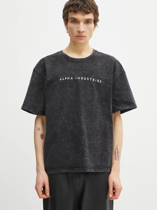 Zdjęcie produktu Alpha Industries t-shirt bawełniany Acid Logo
