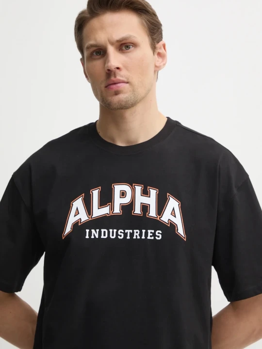 Zdjęcie produktu Alpha Industries t-shirt bawełniany College