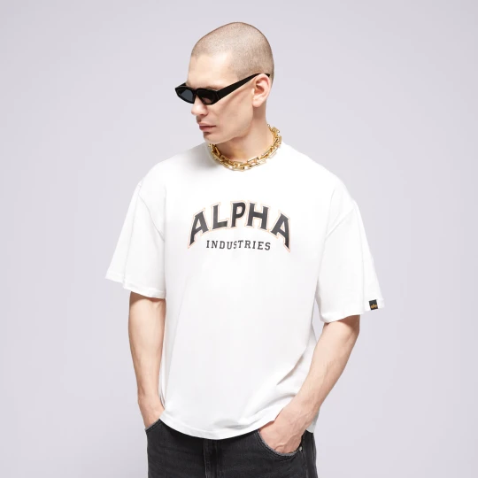 Zdjęcie produktu Alpha Industries T-Shirt College T biały