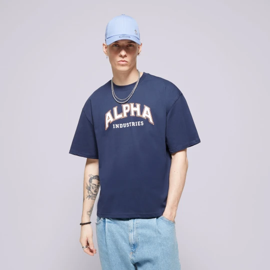 Zdjęcie produktu Alpha Industries T-Shirt College T granatowy