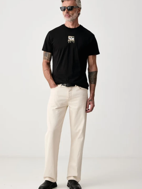 Zdjęcie produktu Alpha Industries T-shirt męski bawełniany Dripping Camo Backprint czarny