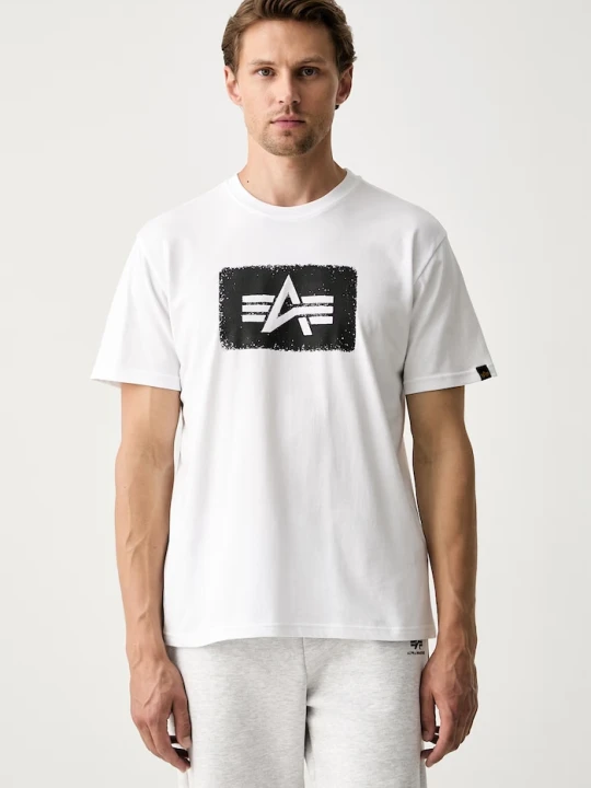 Zdjęcie produktu Alpha Industries T-shirt męski bawełniany Washed Out biały
